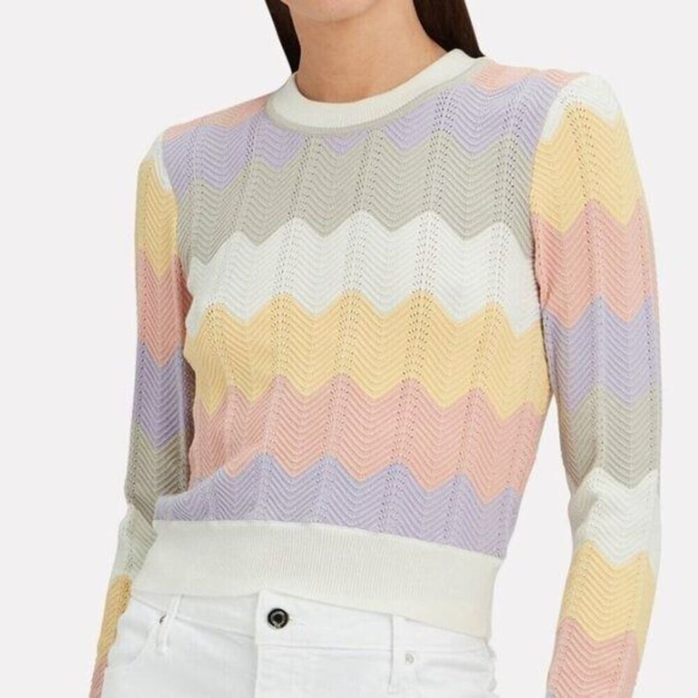 Ronny Kobo Jada Chevron Sweater